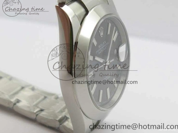 0511 DateJust 41mm 126300 SS Noob 1:1 Best Edition Gray Dial Stick Markers On SS Bracelet A Sustainable 3598